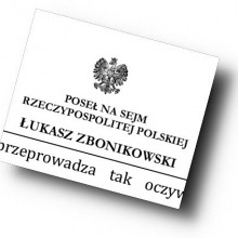 Pismo posła Łukasza Zbonikowskiego do Prezesa Jarosława Kaczyńskiego ws METRON