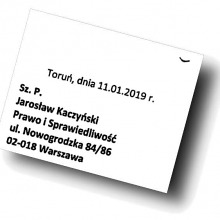 Apel Metronowców do Prezesa PiS Jarosława Kaczynskiego